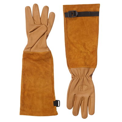 Felco Arbeitshandschuh mit Stulpe, beige, Gr. L Felco Arbeitshandschuh mit Stulpe, beige, Gr. L