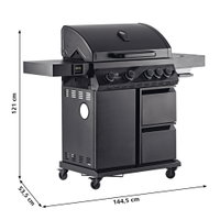 Landmann Gasgrill Cool Black 4.1 maxX, schwarz Landmann Gasgrill Cool Black 4.1 maxX, schwarz