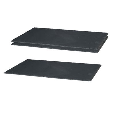 Schiefer-Dekoplatte, 3er-Set, Anthrazit, 30 x 45 x 0,5 cm Schiefer-Dekoplatte, 3er-Set, Anthrazit, 30 x 45 x 0,5 cm