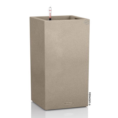 Lechuza 'Canto Stone 30 high', sandbeige, ca. 30 x 30 x H 56 cm