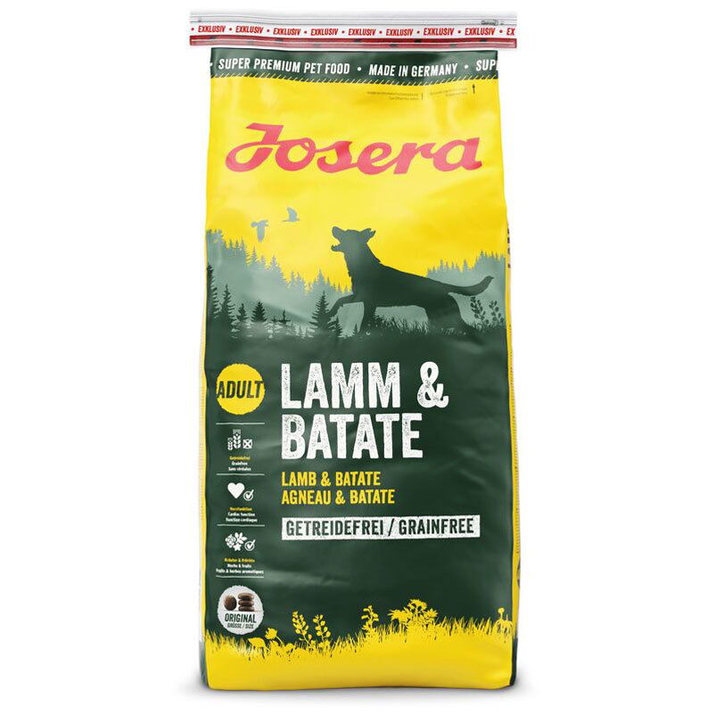 Josera Trockenfutter Exklusiv, Lamm & Batate, 15 kg