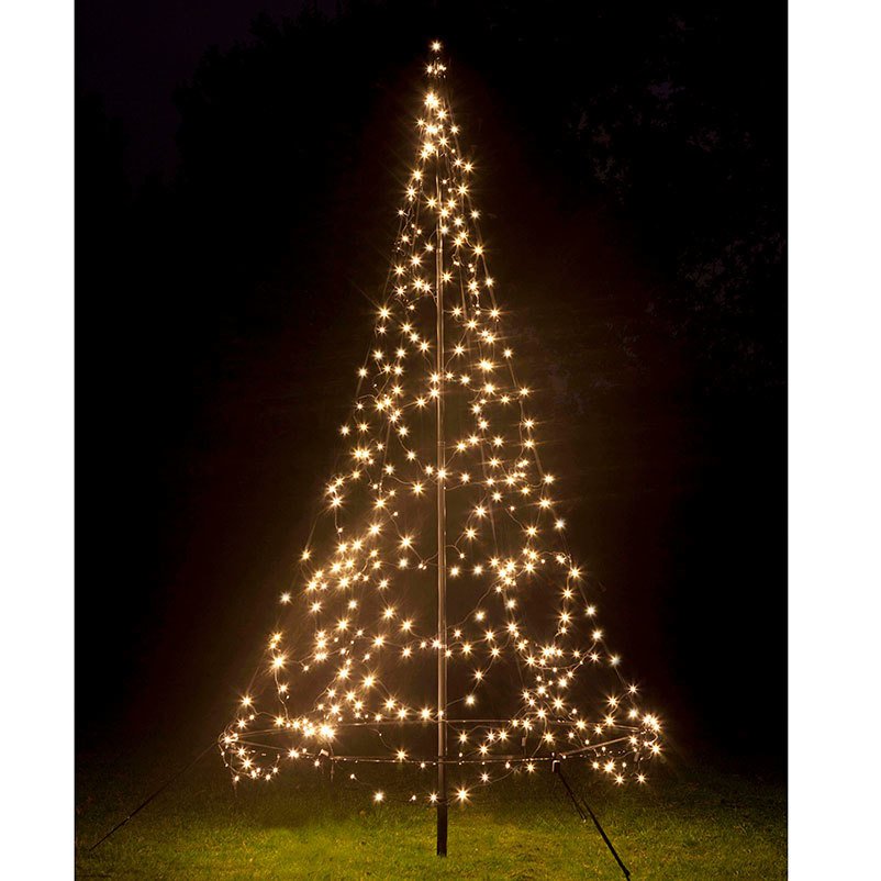 LED Weihnachtsbaum Fairybell, 360 Lichter, warmweiß, inkl. Mast, ca. 300x150 cm