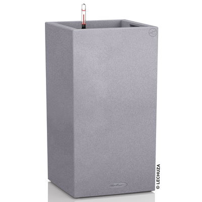 Lechuza 'Canto Stone 30 high', steingrau, ca. 30 x 30 x H 56 cm