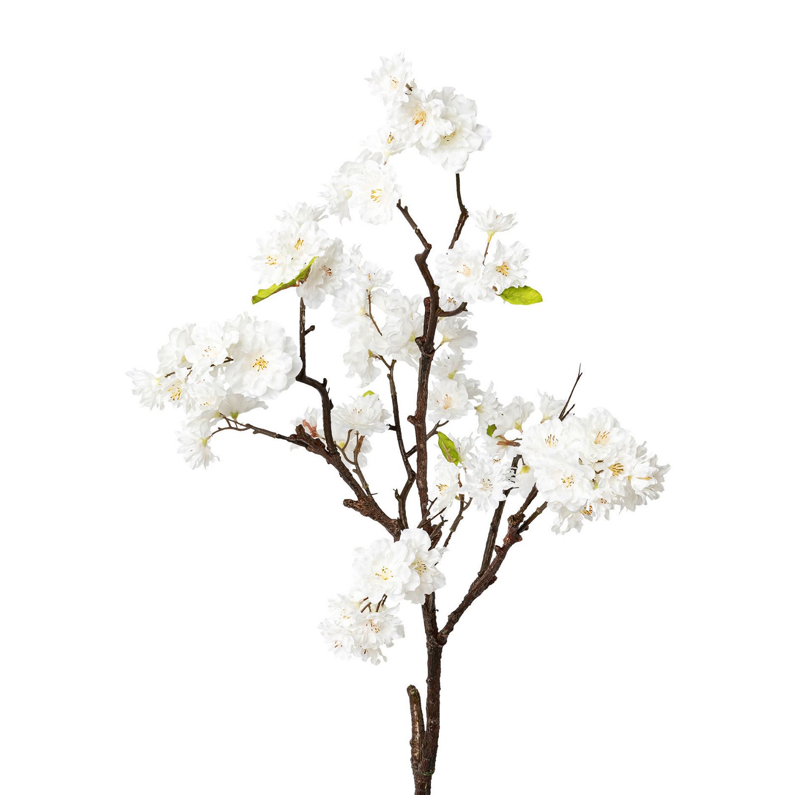 Kirschblütenzweig, Kunstpflanze, weiß, ca. 84cm