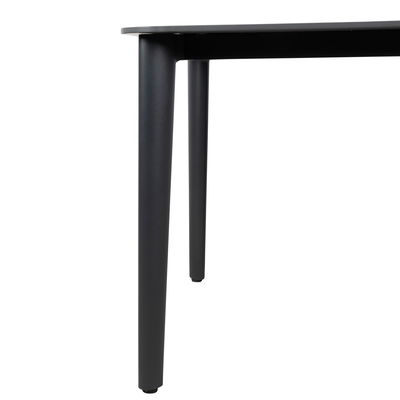 Kölle Esstisch, anthrazit, ca. 140 x 80 x H 74 cm