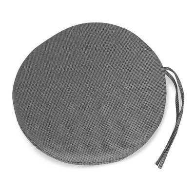 Kölles Beste Sitzkissen 'Twist', grau, ca. Ø 38 cm