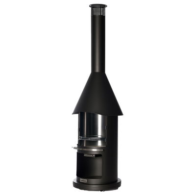 Buschbeck Edelstahlkamin 'Auckland', schwarz, Höhe ca. 230 cm Buschbeck Edelstahlkamin 'Auckland', schwarz, Höhe ca. 230 cm