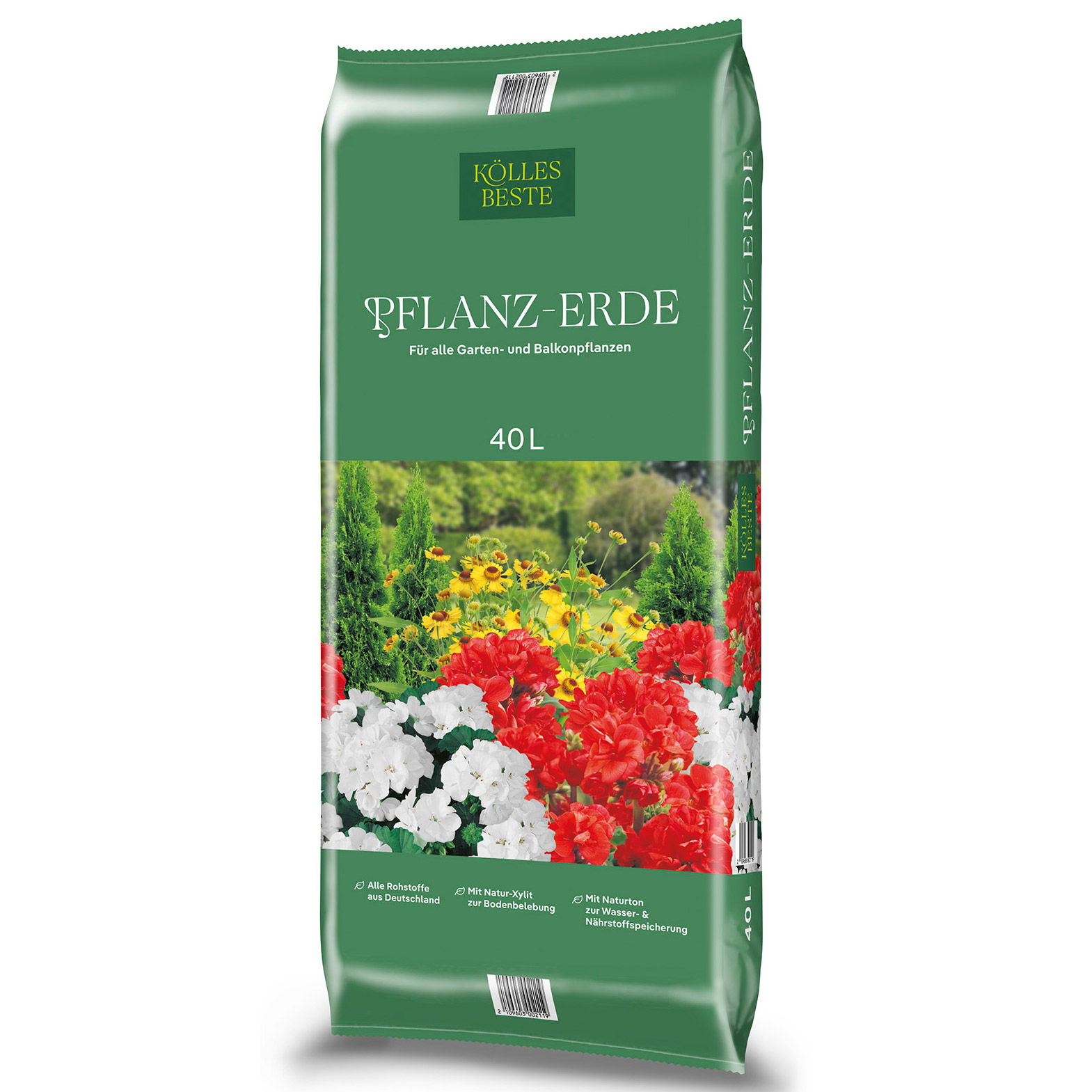 Kölles Beste Pflanzerde, torfreduziert, 40 Liter