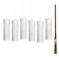 Schwebende LED-Kerzen mit Zauberstab, 6er-Set