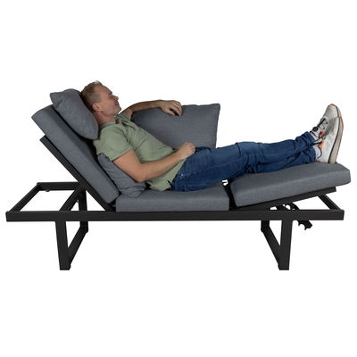 Kölle Liegesofa 'Madeira' inkl. Auflagen, grau