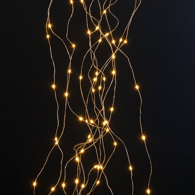 Kölle LED Silberdraht Regen, klassisch warm, 700 LEDs, Länge ca. 2,5 m Kölle LED Silberdraht Regen, klassisch warm, 700 LEDs, Länge ca. 2,5 m