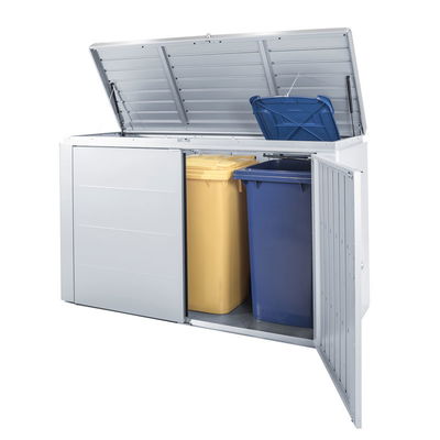 Biohort Gartenbox 'HighBoard' Gr. 200, silber-metallic, ca. 200 x 84 x 127 cm