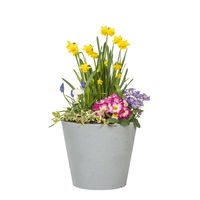 Pflanzgefäß 'C-Cone', grau, Ø 39 x H 33 cm, 26 Liter