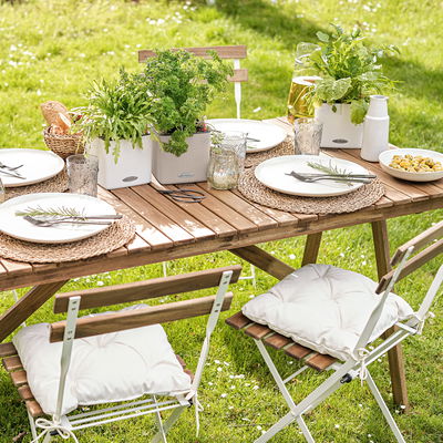 Lechuza 'Cube Color 14', sandbraun, ca. 14 x 14 x H 13,5 cm