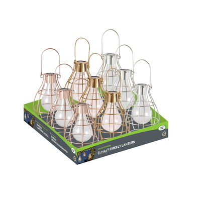 Solarlaterne 'Eureka!', silber/ gold/ antikkupfer, ca. Ø 16 x 12 cm Solarlaterne 'Eureka!', silber/ gold/ antikkupfer, ca. Ø 16 x 12 cm