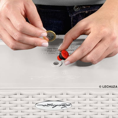 Lechuza 'Bacino Cottage', lichtgrau, ca. 30 x 30 x H 18 cm Lechuza 'Bacino Cottage', lichtgrau, ca. 30 x 30 x H 18 cm