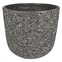 Kölles Beste Pflanzgefäß 'Stromy', dunkelgrau, ca. Ø 51 x H 48 cm