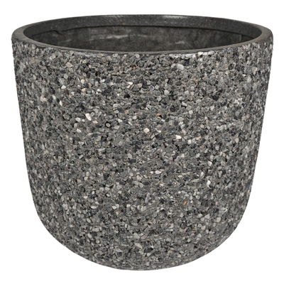 Kölles Beste Pflanzgefäß 'Stromy', dunkelgrau, ca. Ø 51 x H 48 cm