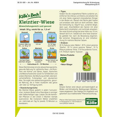 Kölles Beste Kleintierwiese, 36 g