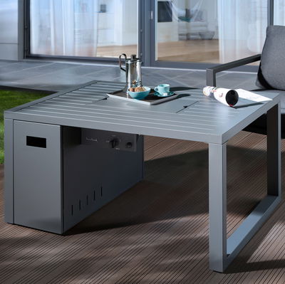 Buschbeck Loungetisch 'Lagos', grau, ca. 115 x 75 x H58 cm Buschbeck Loungetisch 'Lagos', grau, ca. 115 x 75 x H58 cm