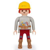 Lechuza/Playmobil® XXL-Handwerker, ca. 65 x 31 x 21 cm