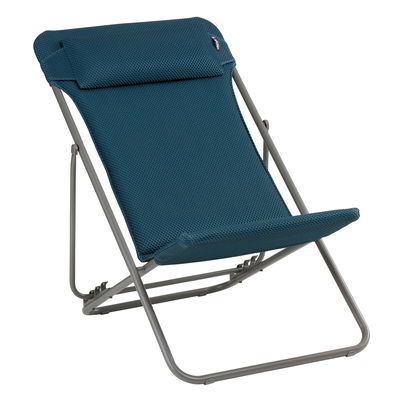 Liegestuhl 'Maxi Transat', blau