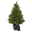 Künstlicher Weihnachtsbaum im Topf, 100 LEDs, Höhe ca. 90 x Ø 60 cm
