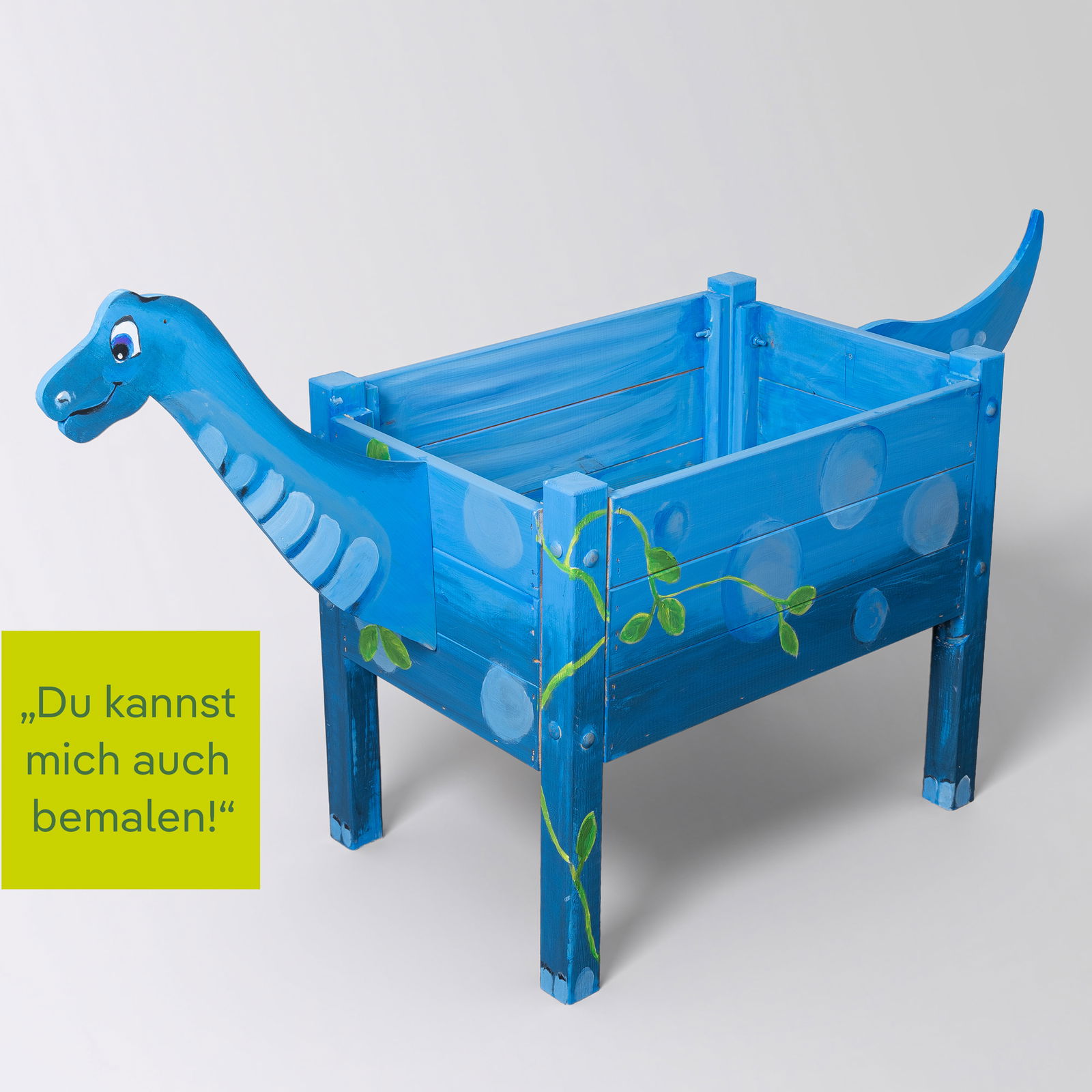 Kölle Kinderhochbeet 'Dino', natur, ca. 63 x 43 x H55 cm