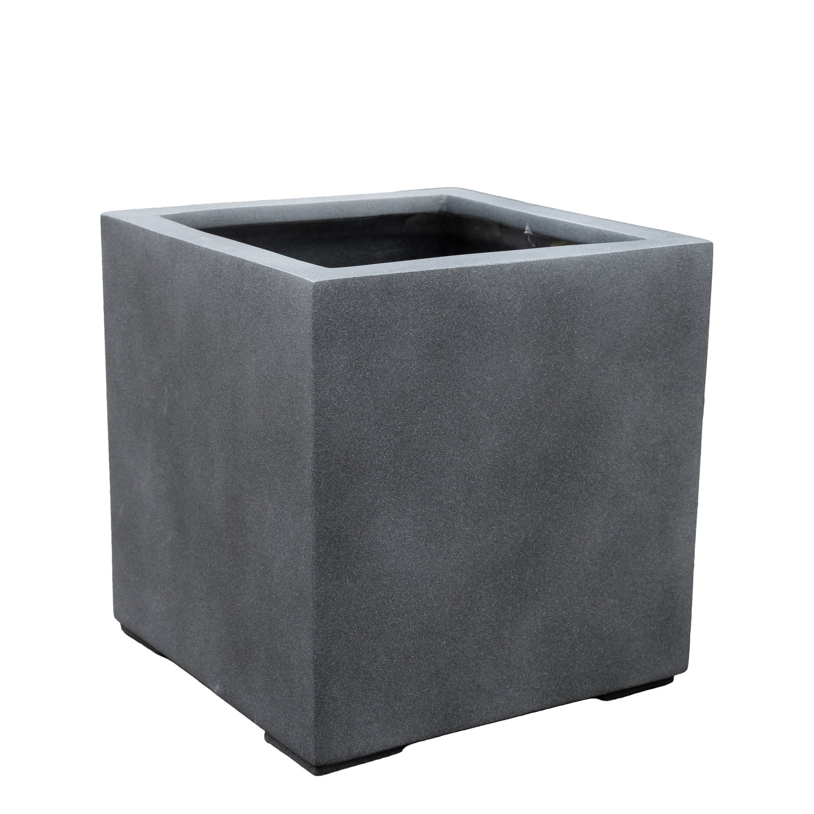 Pflanztrog 'Maya', dunkelgrau, ca. 40 × 40 × H 40 cm