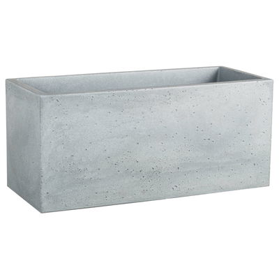 Scheurich Pflanzgefäß 'C-Cube Long', Stony Grey, ca. 59 x 25 x H 26,5 cm Scheurich Pflanzgefäß 'C-Cube Long', Stony Grey, ca. 59 x 25 x H 26,5 cm