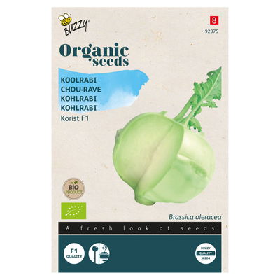 Bio-Saatgut, Kohlrabi 'Korist', grün