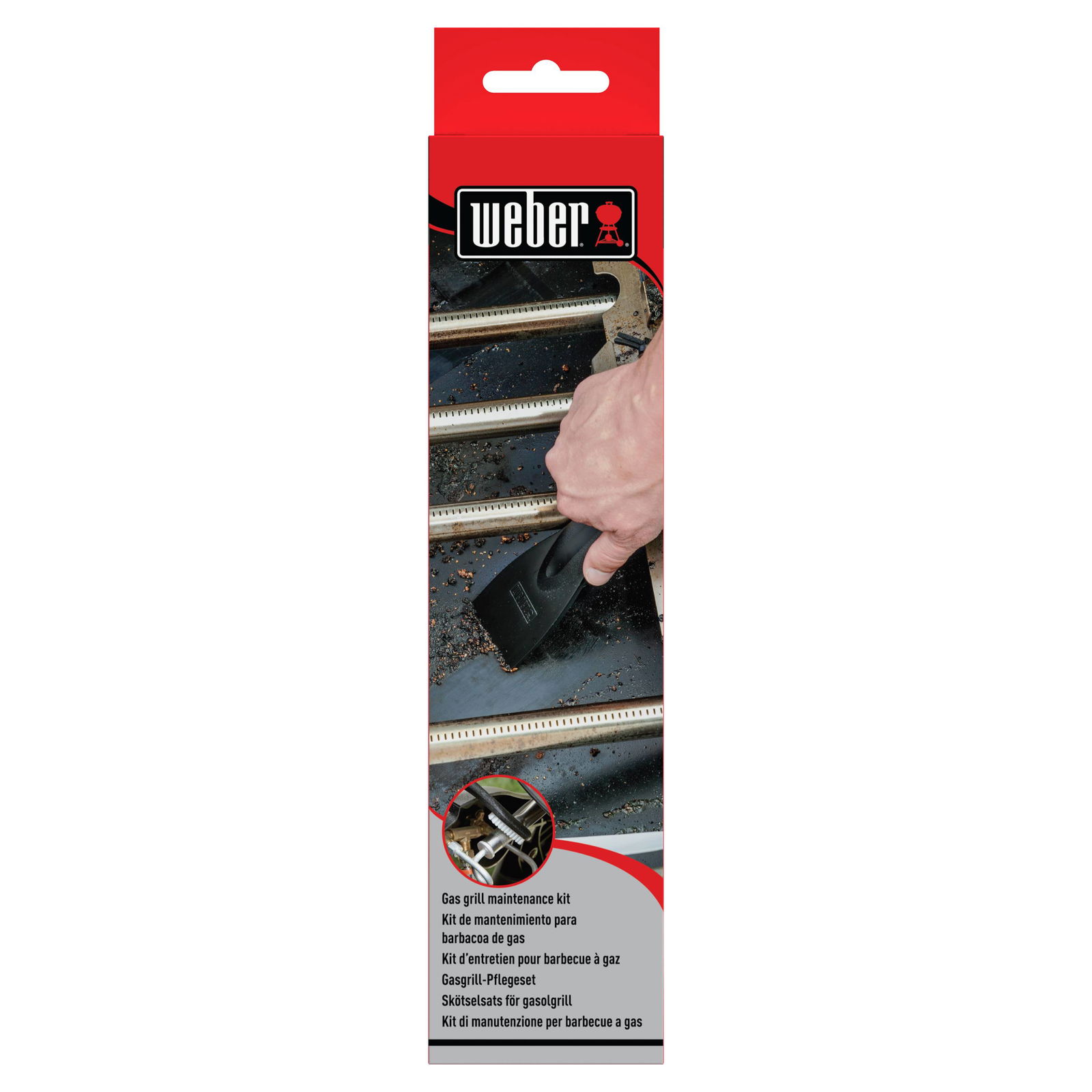 Weber® Reinigungs-Set für Gasgrills, 2-teilig Spachtel und Bürste