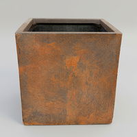 Kölles Beste Pflanzgefäß 'Square', rost, 3-teilig