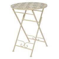 Mosaik-Klapptisch 'Coimbra', ca. Ø 58 x H 76 cm