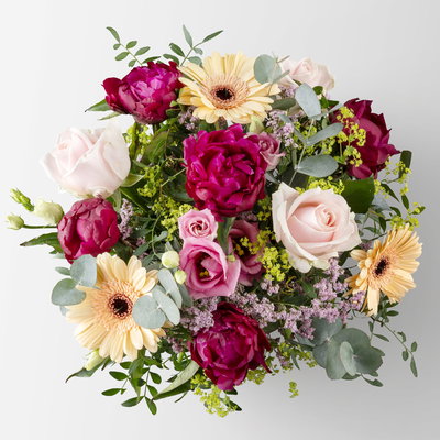 Blumenstrauß 'Herzenswünsche', handgebunden Blumenstrauß 'Herzenswünsche', handgebunden