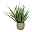 Kunstpflanze Aloe vera mit 37 Blättern & Erde, Topf-Ø 14,5 cm, Höhe ca. 48 cm