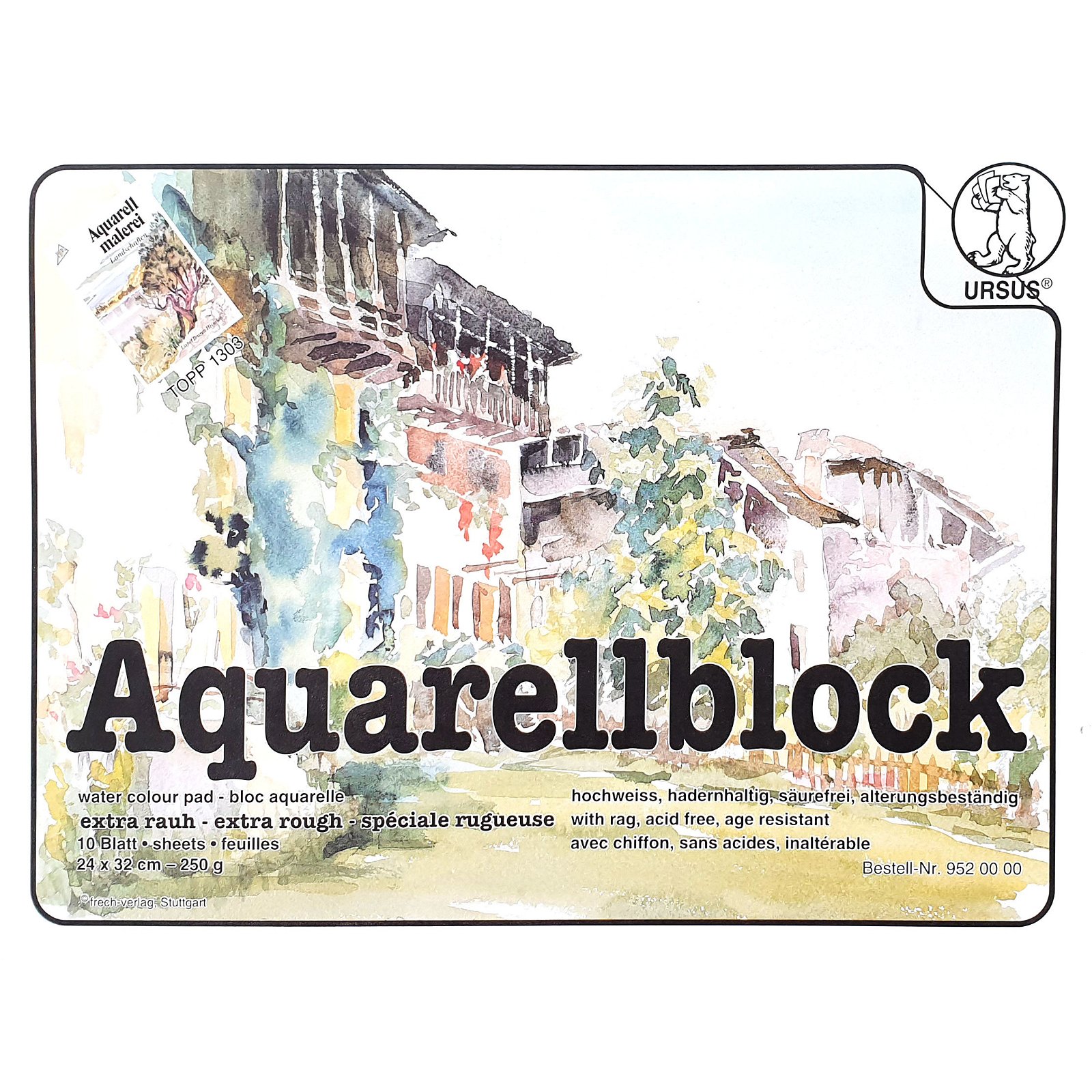 Aquarellblock 250g 24x32cm