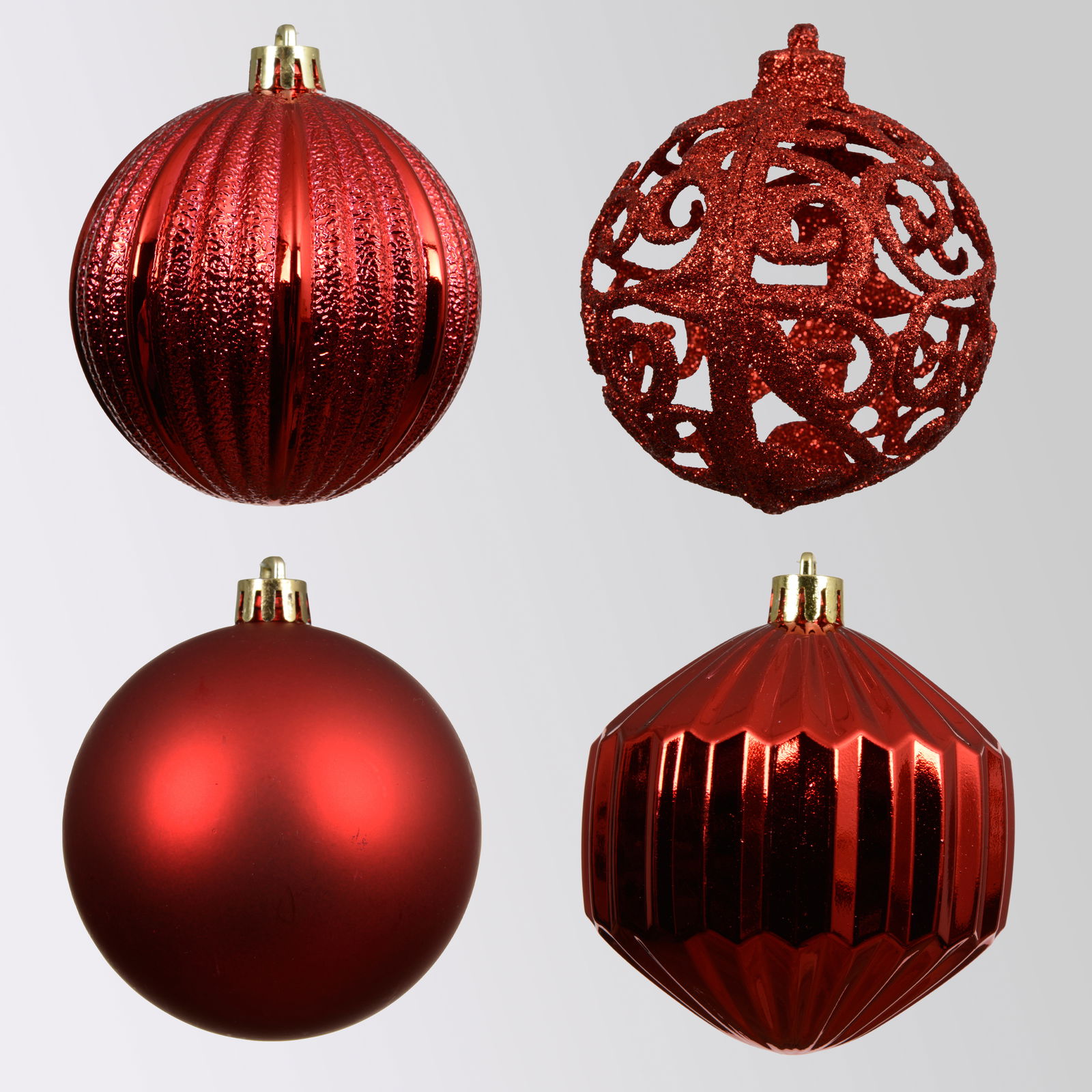 Christbaumkugelnkugelmix, 16er-Set, weihnachtsrot, ca. Ø 8 cm Christbaumkugelnkugelmix, 16er-Set, weihnachtsrot, ca. Ø 8 cm