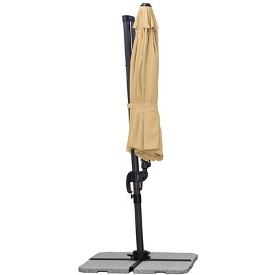 Sonnenschirm 'Rhodos eco TWIST', natur, ca. Ø 300 cm