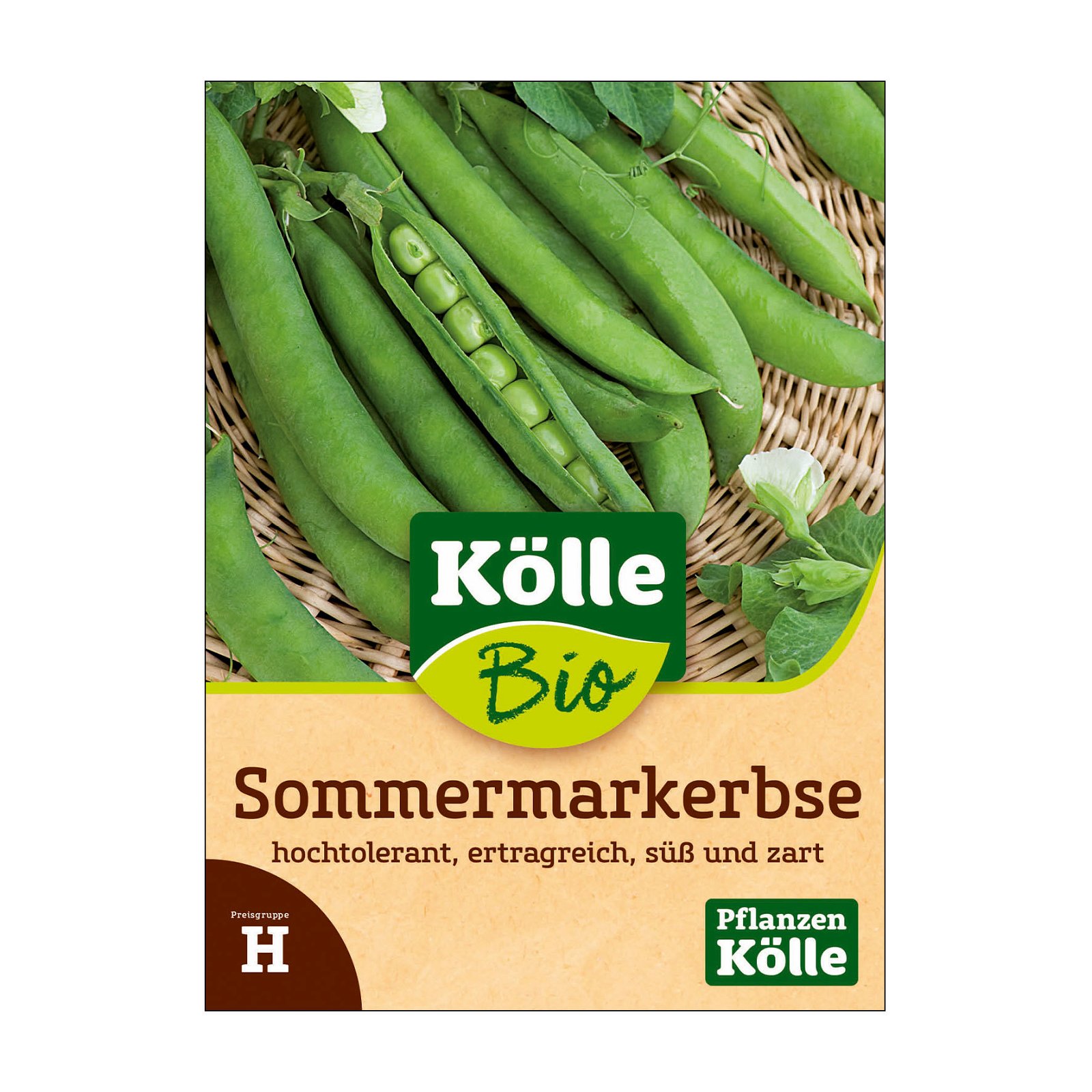Kölle Bio Gemüsesamen Sommer-Markerbse