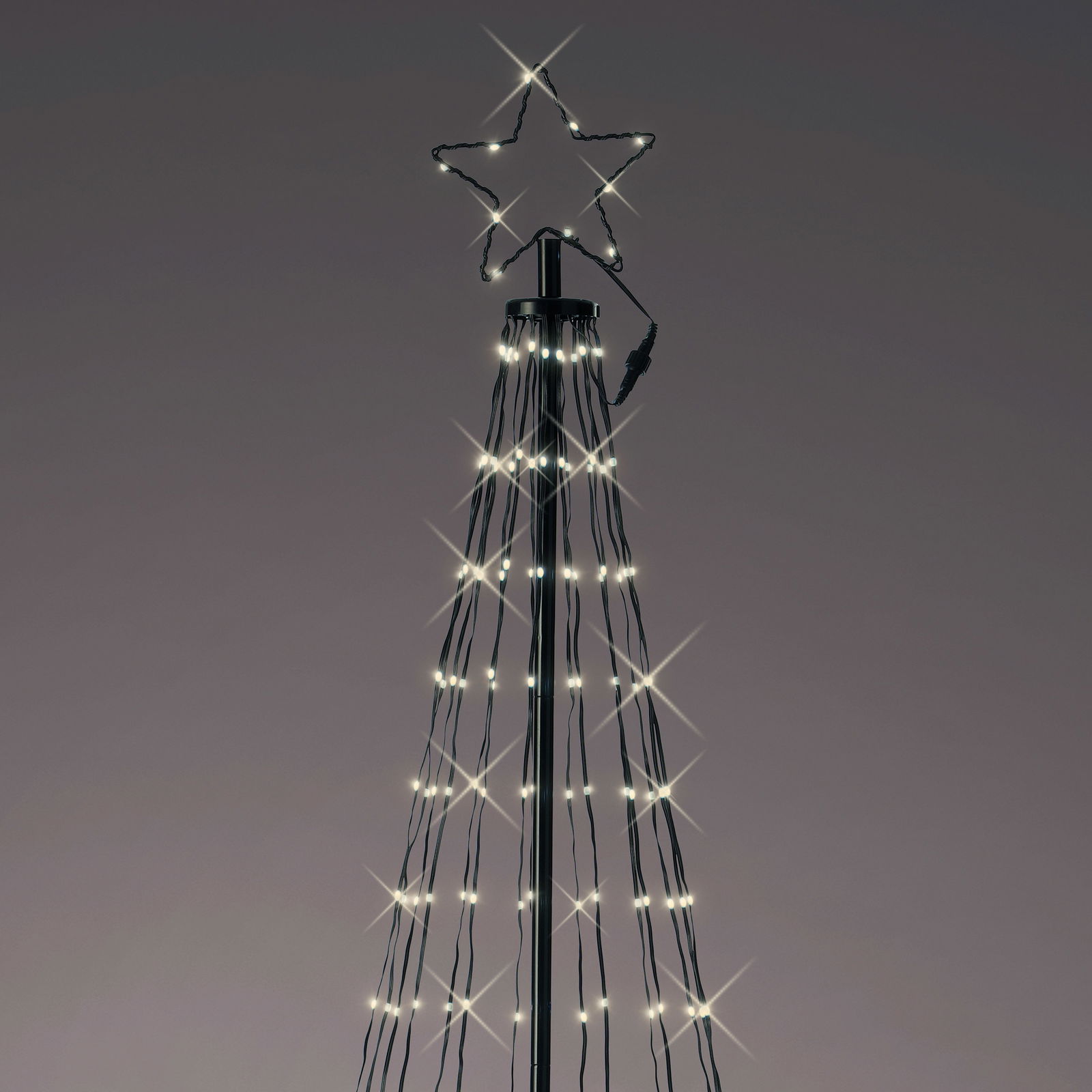 LED Baum, bunt, ca. Ø 80 x H 180 cm
