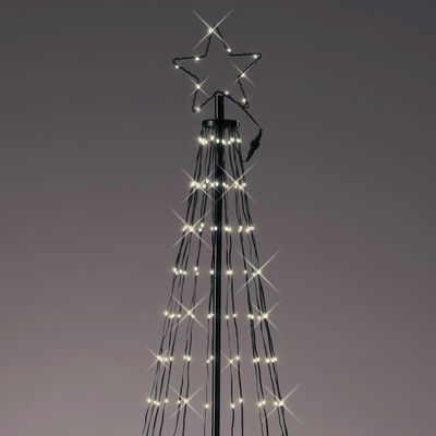 LED Baum, bunt, 265 LEDs, ca. Ø 80 x H 180 cm LED Baum, bunt, 265 LEDs, ca. Ø 80 x H 180 cm
