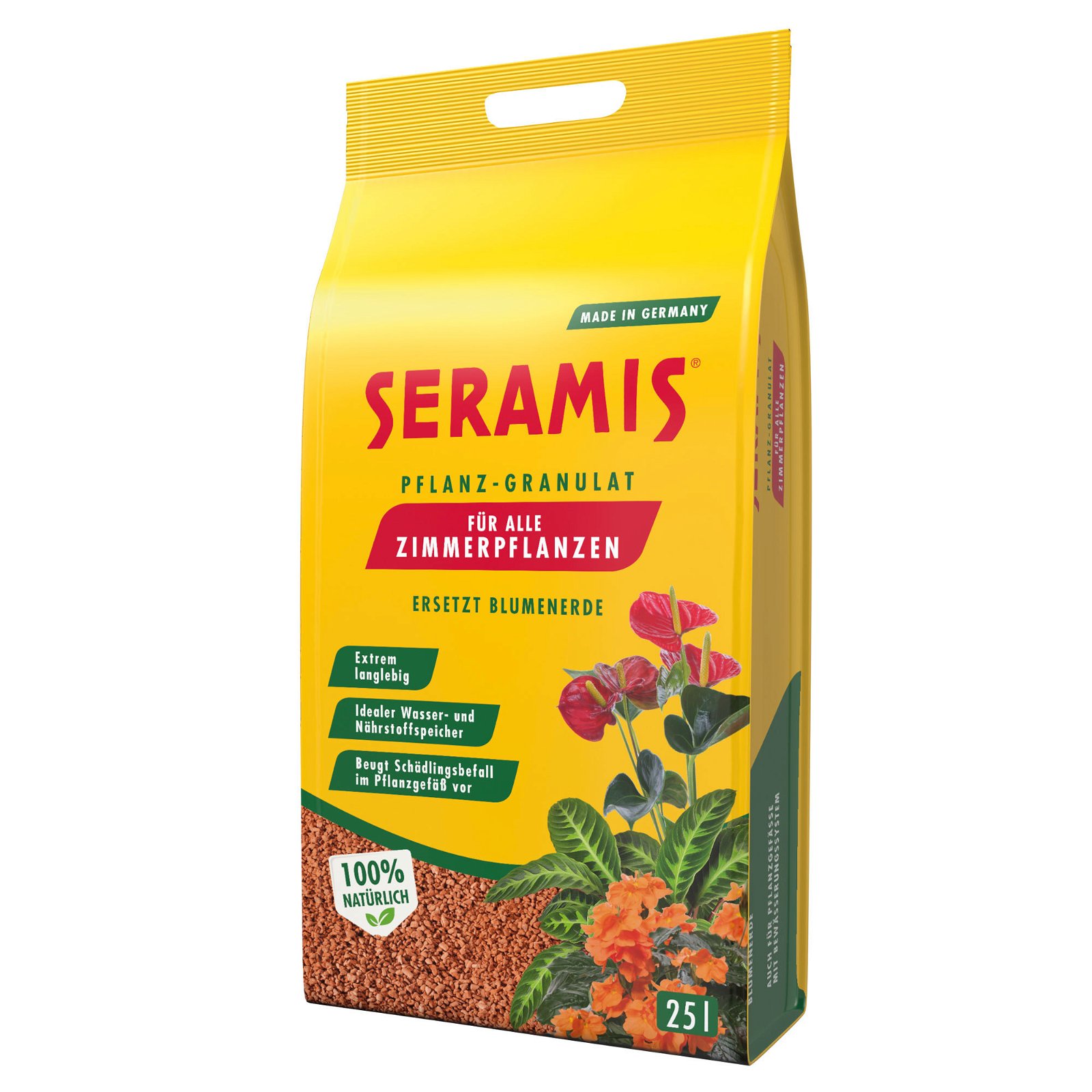 Granulat für Zimmerpflanzen, 25 Liter