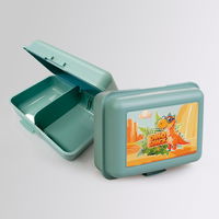 Dino Snack®, Sisko, Goldtüpfelfarn, Topf-Ø 14 cm, mit Brotdose