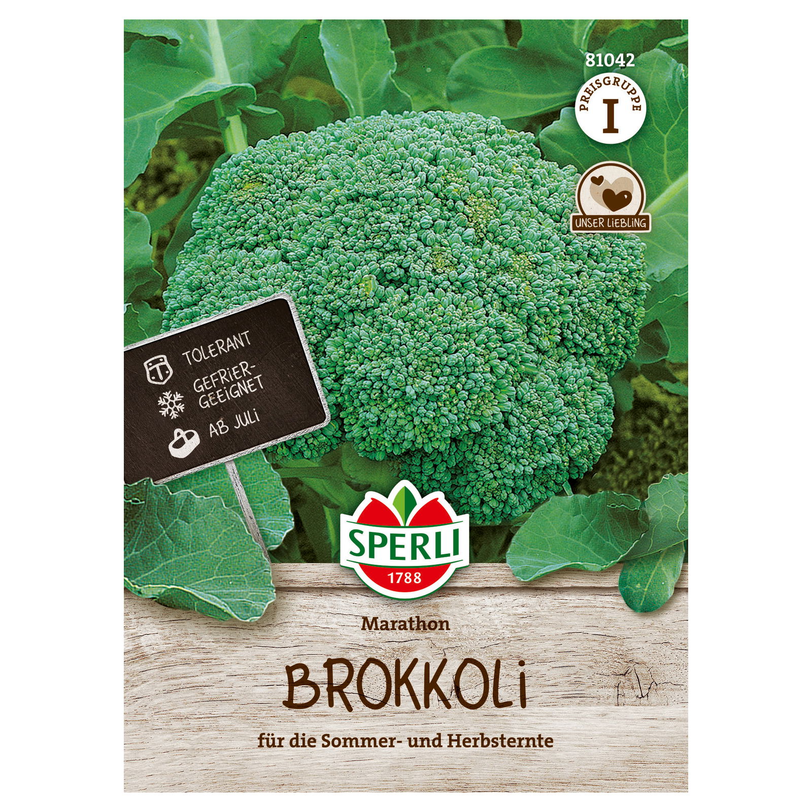 Sperli Saatgut Brokkoli 'Marathon', grün