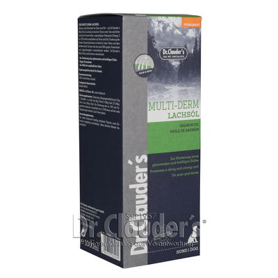 Dr. Clauder's Dog Hair & Skin Multi Derm Lachsöl, 1000 ml Dr. Clauder's Dog Hair & Skin Multi Derm Lachsöl, 1000 ml