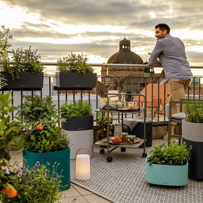 Lechuza 'Pila Color Planter', petrolblau, ca. 35 x 35 x H 32,5 cm Lechuza 'Pila Color Planter', petrolblau, ca. 35 x 35 x H 32,5 cm