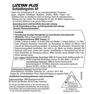 Lizetan Plus Schädlingsfrei, Protect Garden, 500 ml Lizetan Plus Schädlingsfrei, Protect Garden, 500 ml
