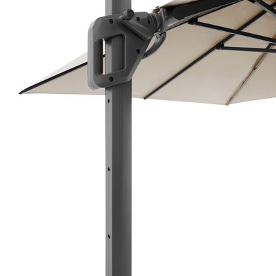 Pendelschirm 'Ravenna HFX', natur, 340 x 270 cm