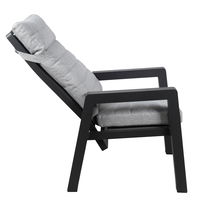 Kölle Hochlehnersessel 'Windsor' inkl. Auflagen, grau